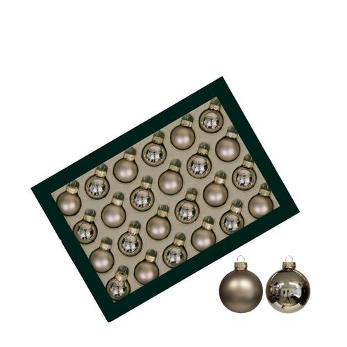 Kugel mix braun D02.5cm x24