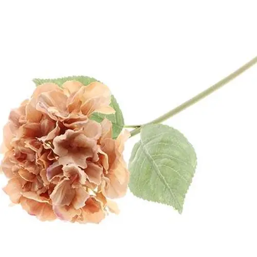 Seiden Hydrangea Adorn hell orange L60cm