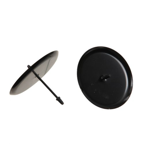 Kerzenständer Eisen schwarz D06cm x4