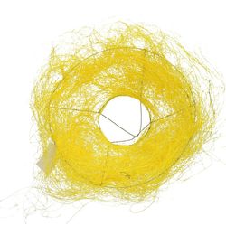 Strausshalter Sisal gelb D20cm