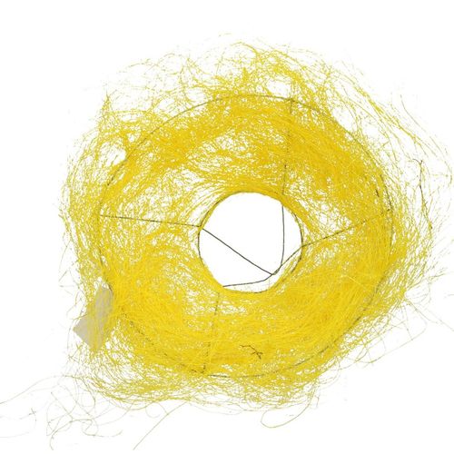 Strausshalter Sisal gelb D20cm