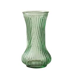 Glas Vase Medda grün D12cm H21.5cm 