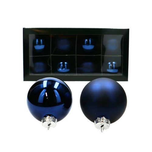 Kugel blau mix D08cm x8
