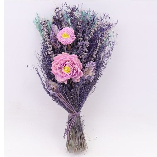 Trockenblumen Strauß Memories lila L32cm