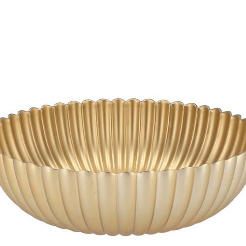Melamine Schale Lisa gold 25x25x09cm