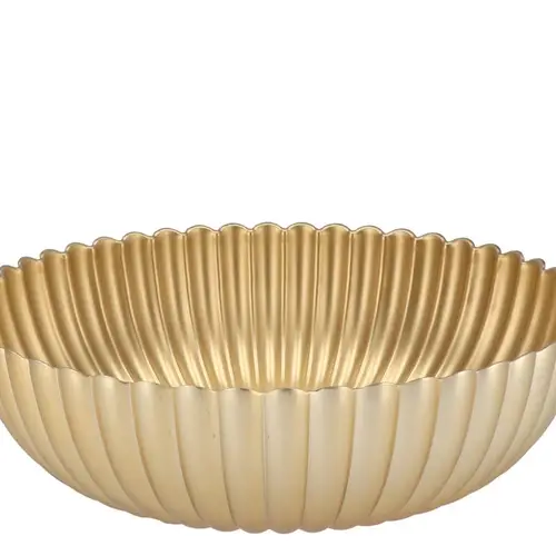 Melamine Schale Lisa gold 25x25x09cm