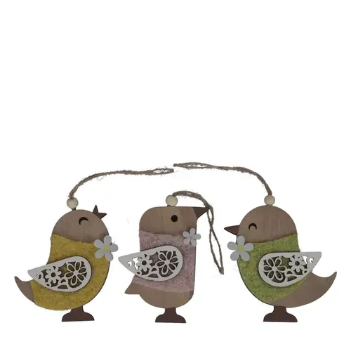 Hänger Vogel Holz mix D05cm 