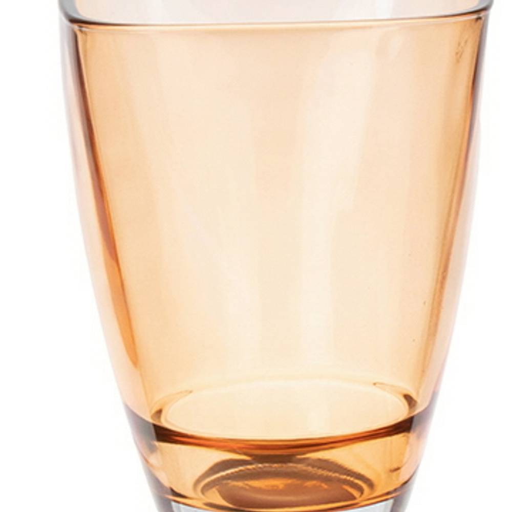 Glas Vase Bombay orange D13.5cm H17cm