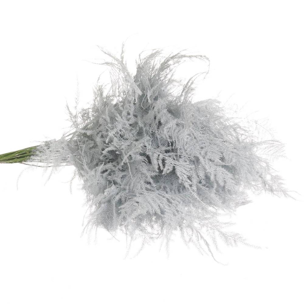 Plumosus weiss gefärbt 45cm (x25)
