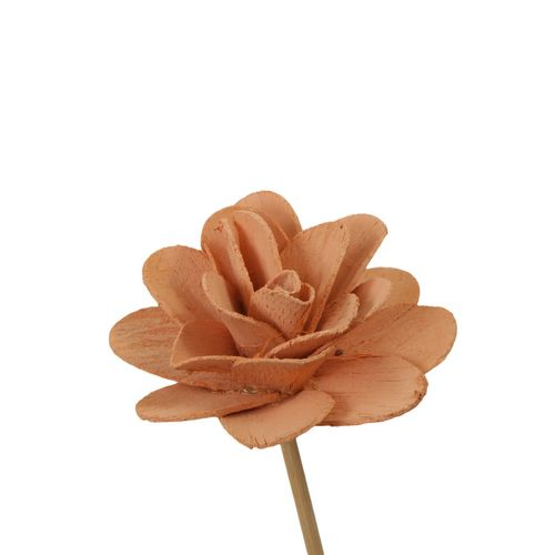 Deko/Stab 10cm Rose Holz 6cm