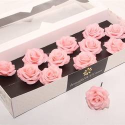 Seiden Wachs Rose apricot D10cm (9110) Oceana