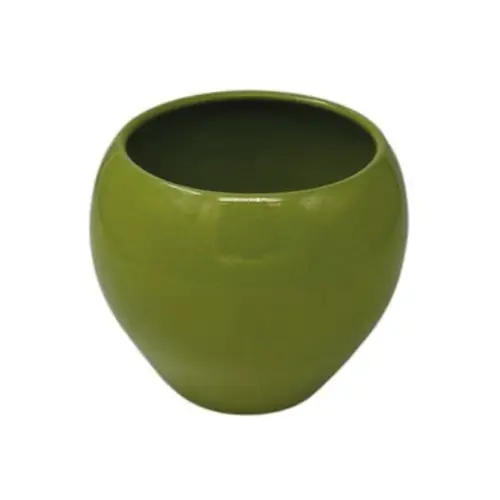Keramik Topf Bowl grün D15cm H13cm