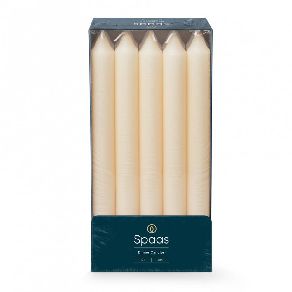 Spitzkerzen creme D02.1cm H24cm