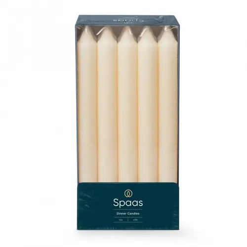 Spitzkerzen creme D02.1cm H24cm