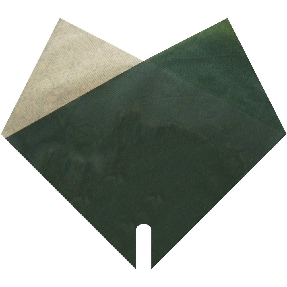 Tüte Kraft Double dunkel grün 35x35cm x50
