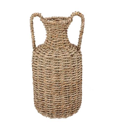 Seegrass Flasche +Henkel Ginny 17x33cm