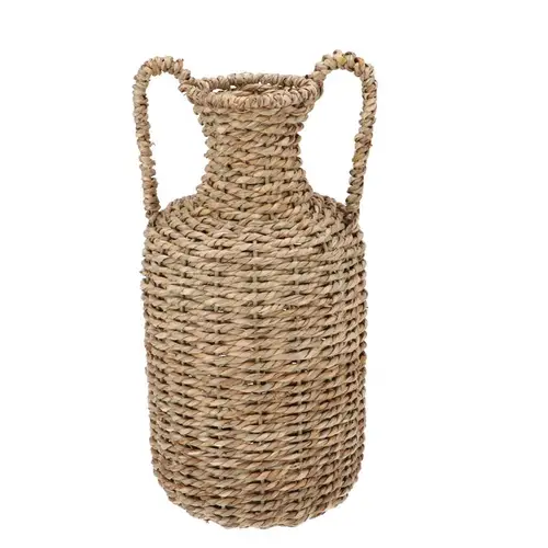 Seegrass Flasche +Henkel Ginny 17x33cm