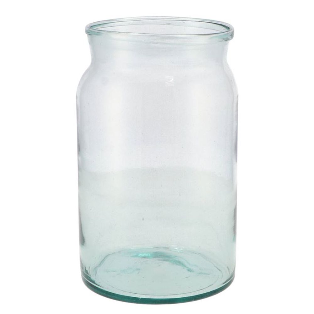Glas Vase Milchkanne Vigo D15cm H23cm