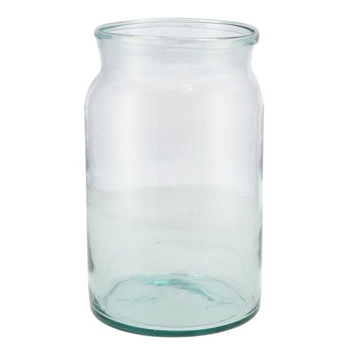 Glas Vase Milchkanne Vigo D15cm H23cm