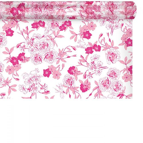 Folie Rolle 80cm Foresty fuchsia 100m