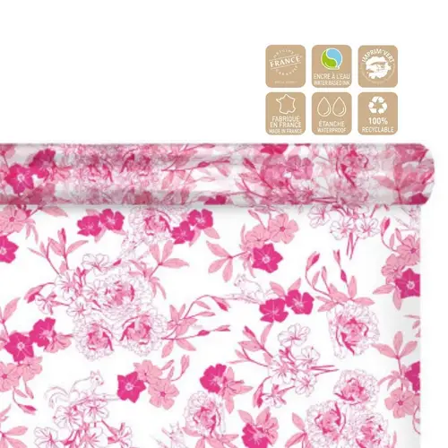 Folie Rolle 80cm Foresty fuchsia 100m