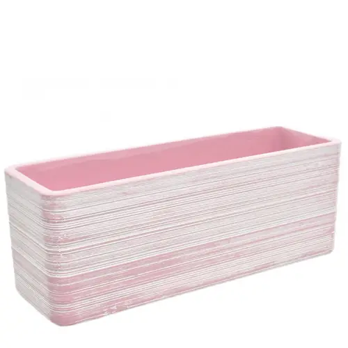 Keramik Schale Ivy rosa 30x10x11cm