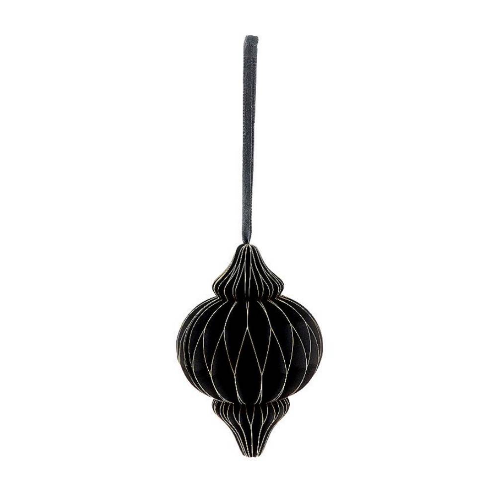 Deko Ornament Papier blau D15cm faltbar