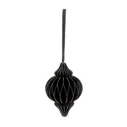 Deko Ornament Papier blau D15cm faltbar