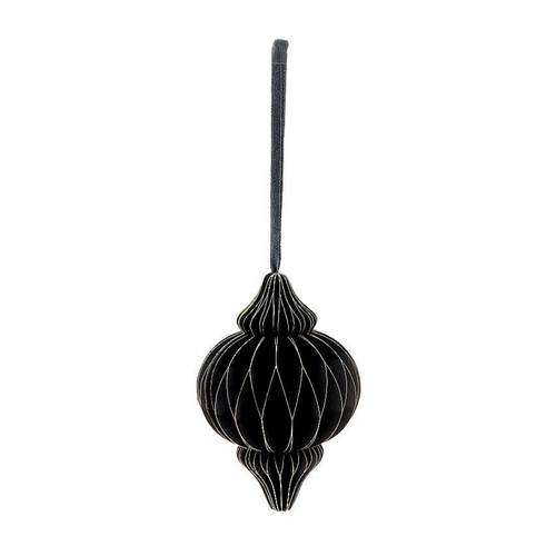 Deko Ornament Papier blau D15cm faltbar