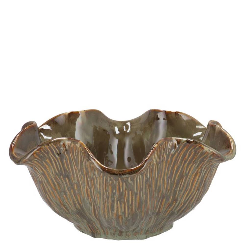Keramik Schale Loui sand 20x20x10cm