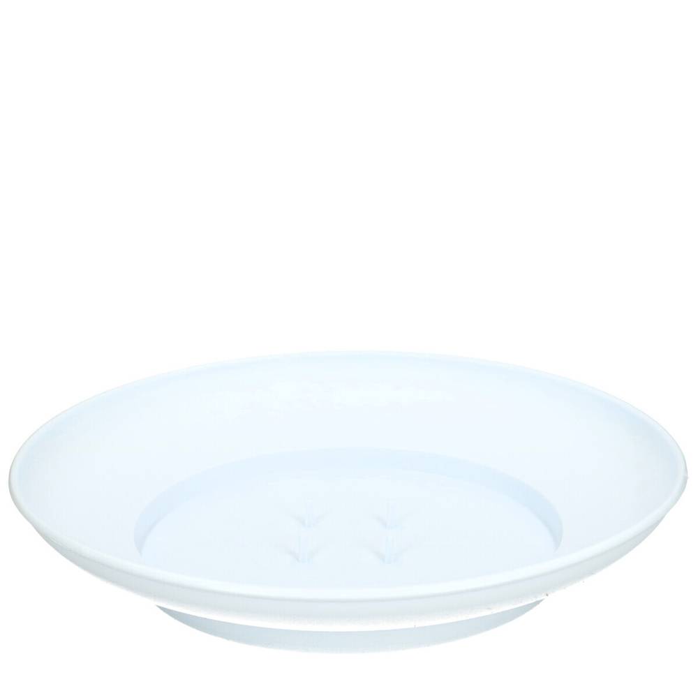 Kunststoff Schale weiss D27cm H05cm 