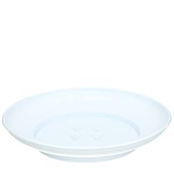 Kunststoff Schale weiss D27cm H05cm 