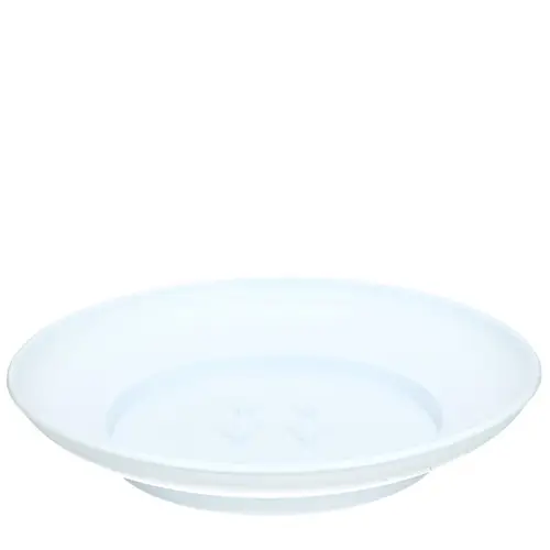 Kunststoff Schale weiss D27cm H05cm 