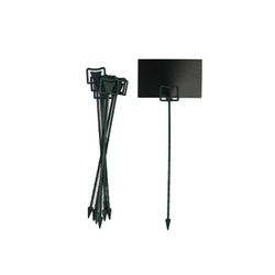 Etikettenhalter grün plastik H23cm x100