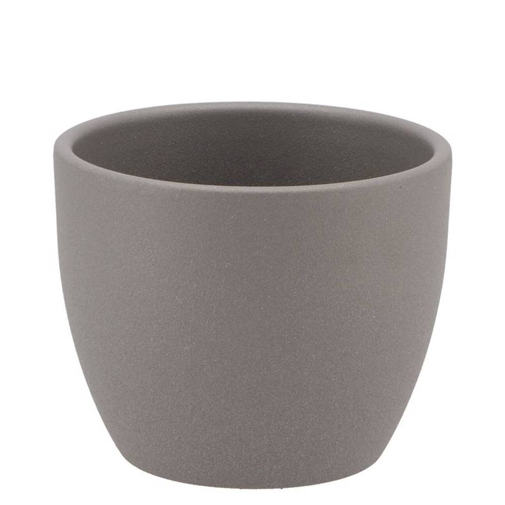 Keramik Orchidee Übertopf grau D10cm