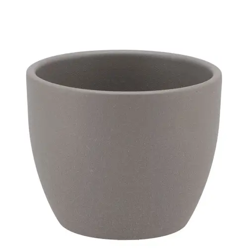 Keramik Orchidee Übertopf grau D10cm