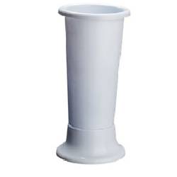 Kunststoff Vase Ideal weiss D22cm H50cm 