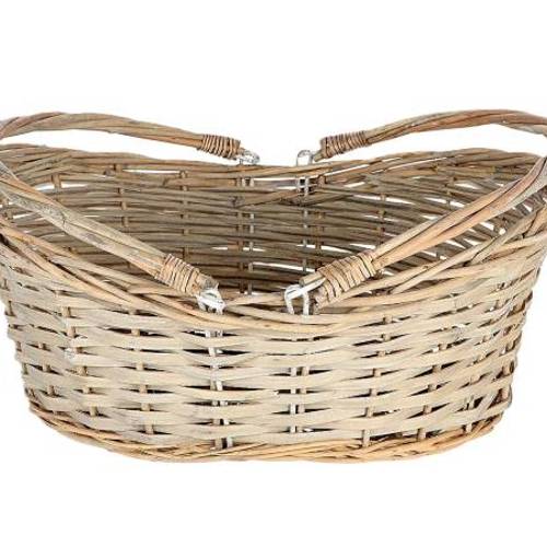 Korb Henkel Mercato grau waschen 44x34x12cm