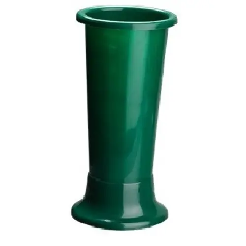 Kunststoff  Vase Ideal grün D22cm H50cm