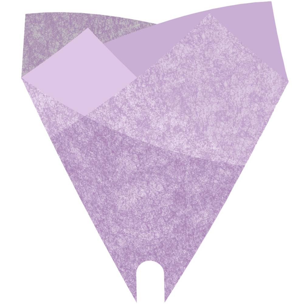 Tüte Louise lila 50x44cm x50