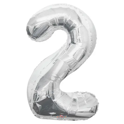 Ballon 2 silber 85cm