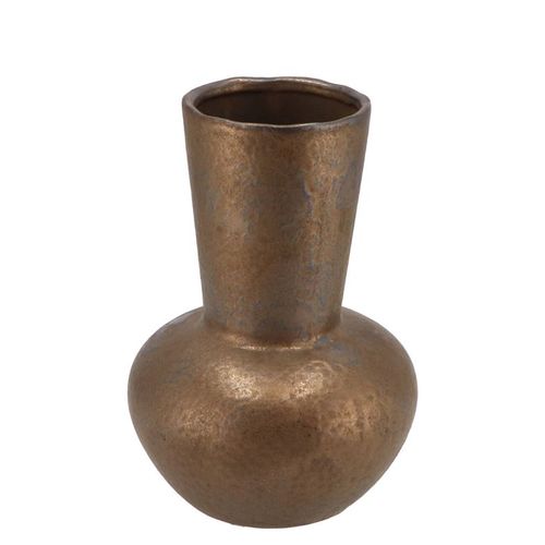 Djedda Vase Flat Bronze 16,5x23cm