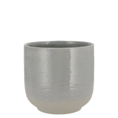 Keramik Übertopf Neva grau 07x07x07cm