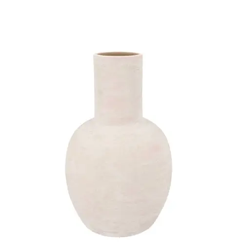 Keramik Vase Romy creme 19x25cm
