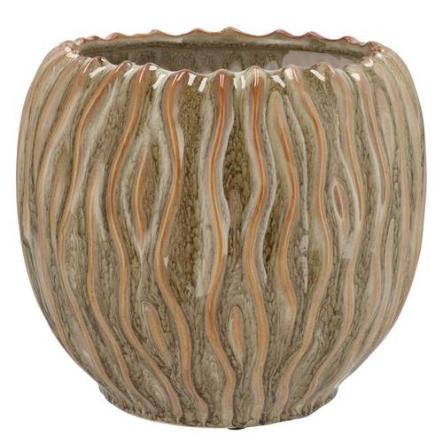 Keramik Topf Finn grün 24x24x22cm