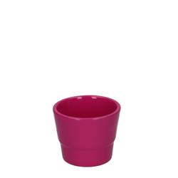 Keramik Übertopf Basic fuchsia D07cm H06cm