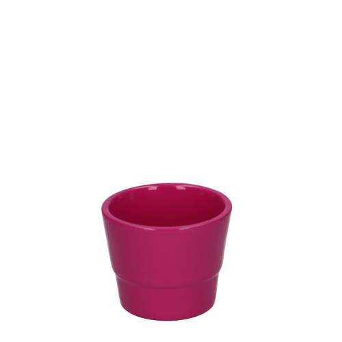 Keramik Übertopf Basic fuchsia D07cm H06cm
