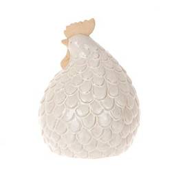 Huhn Arkos weiss 15x14x20cm