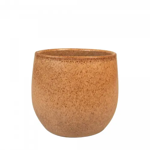 Keramik Übertopf Hailey braun D19cm H16cm 