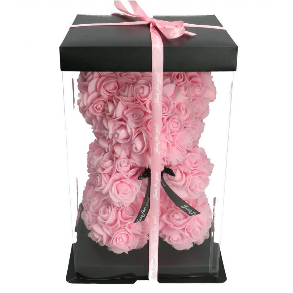 Foam Bär hell rosa 28cm